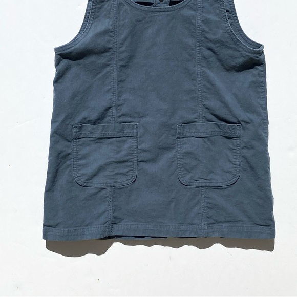 AEO Women’s Corduroy Button Front Dress Front Pockets Adjustable Straps size L - Picture 4 of 4